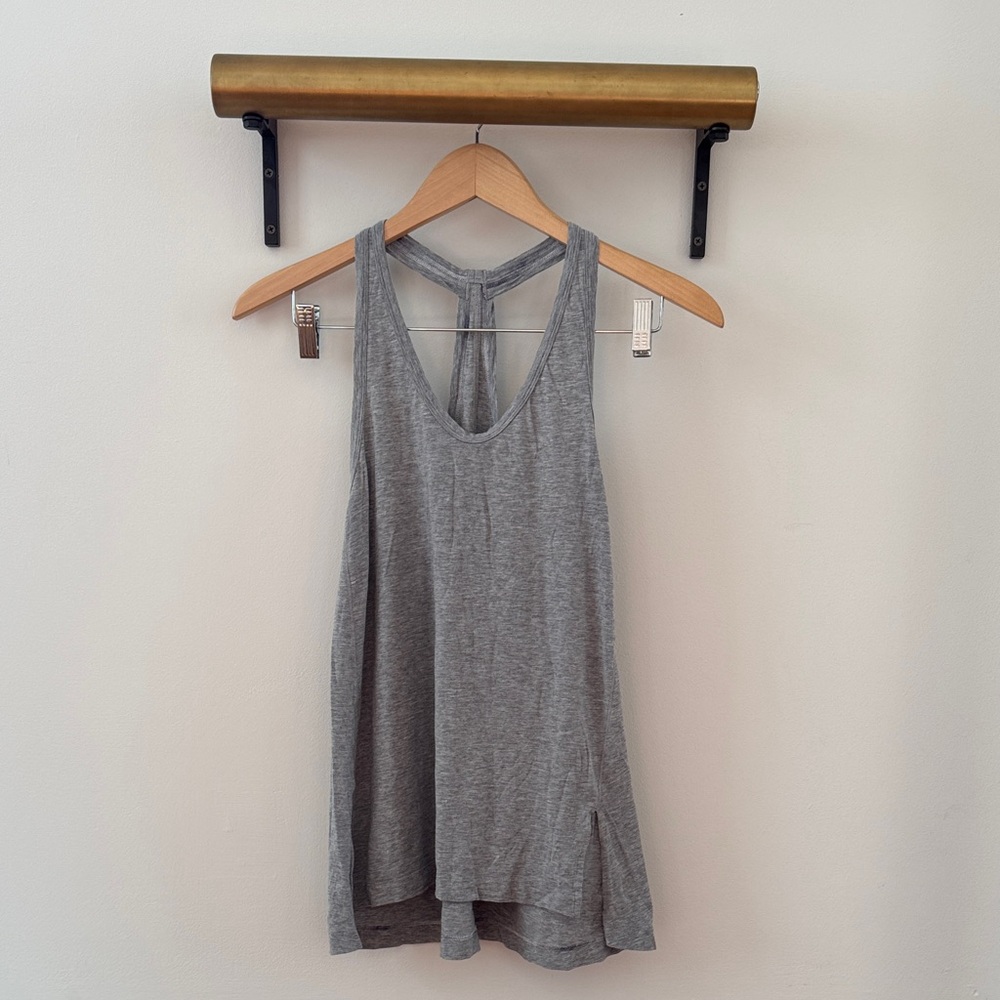 Lululemon Heathered Gray Racerback Tank